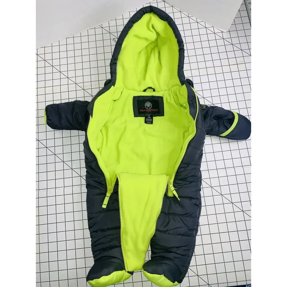 Snowsuit Bunting 3-6 Mo Performance Weatherproof Mountain Rescue Unit Unisex Puf